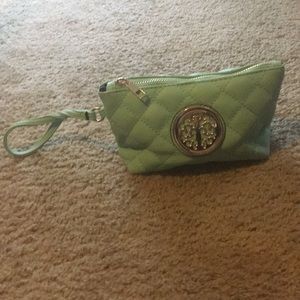 Mint Green Wristlet